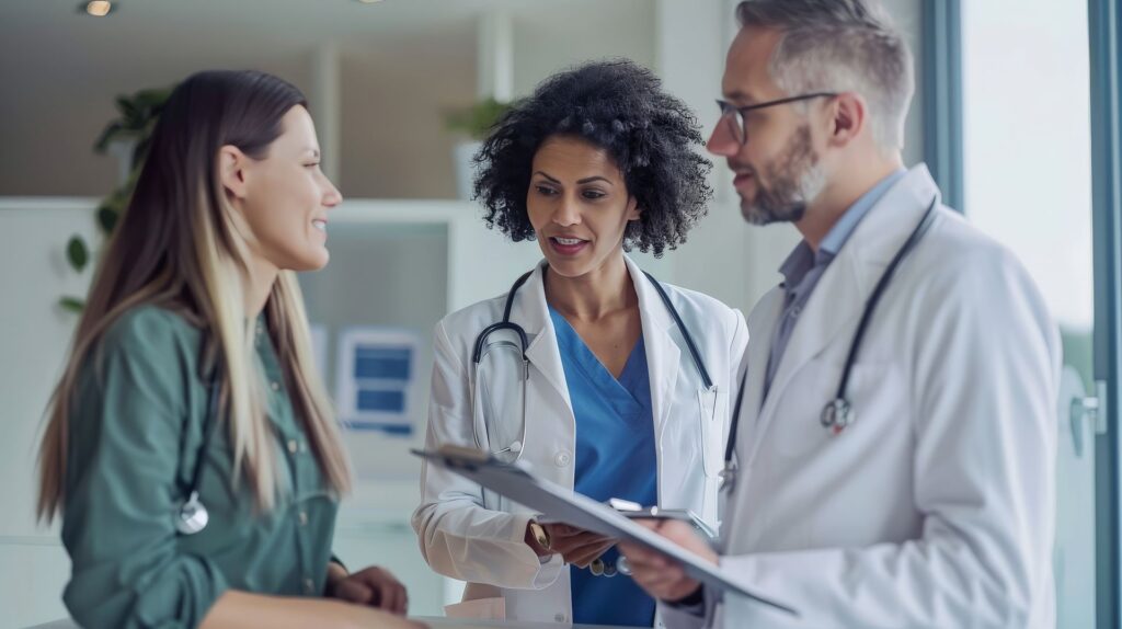équipe médicale en soins palliatifs