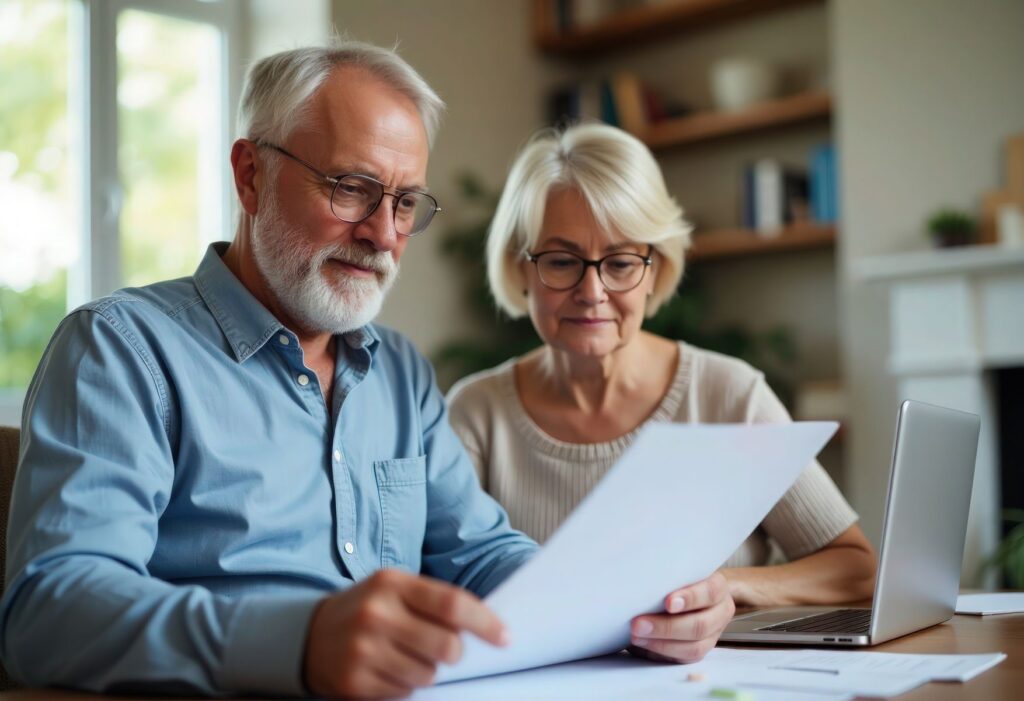 seniors qui se renseignent sur les mesures de protection juridique