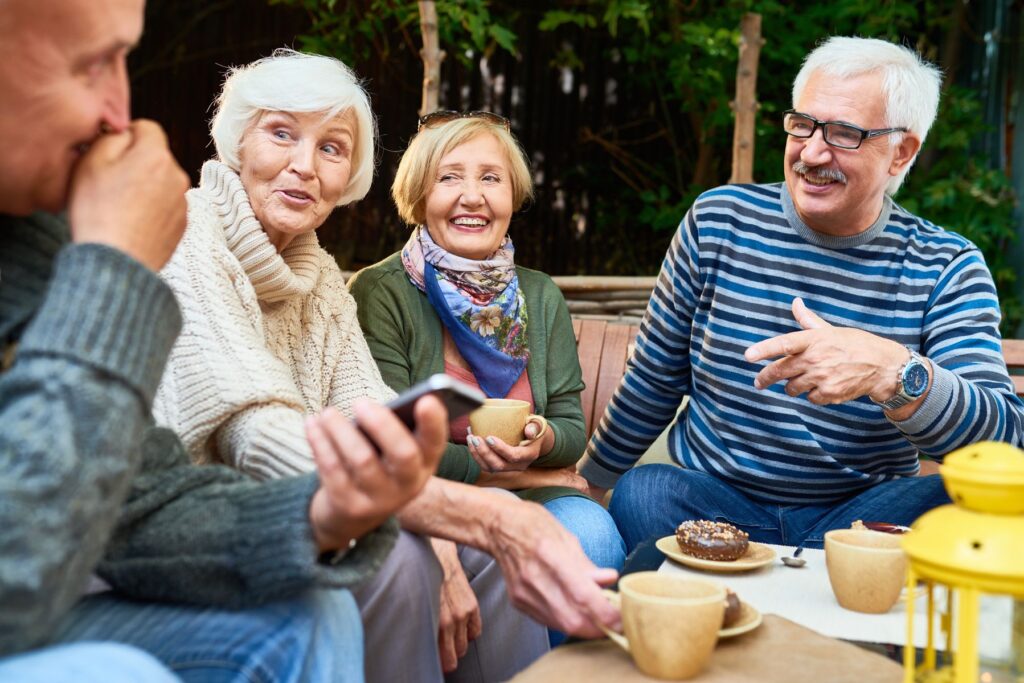 Rencontre spontanée de seniors