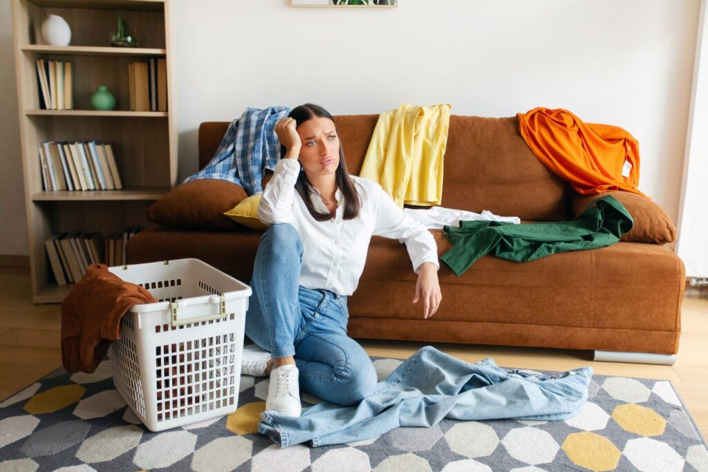 Aidante qui s'épuise face à une accumulation des tâches