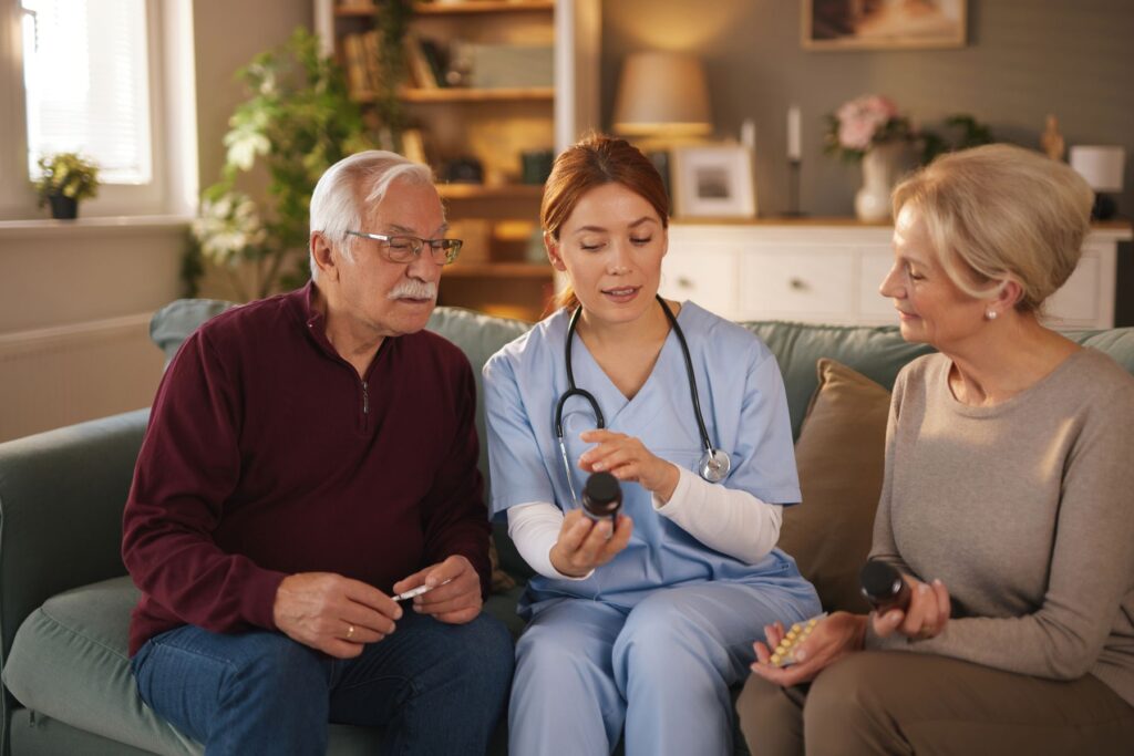 Seniors qui demandent un avis médical pour leurs troubles du sommeil