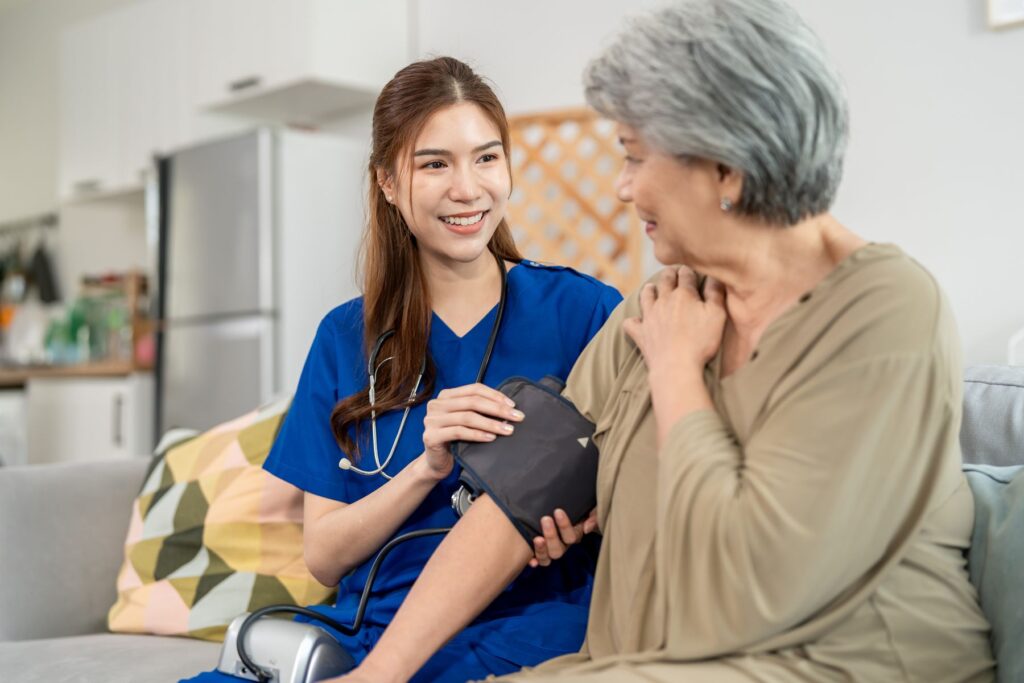 senior utilisant l'accueil de nuit en EHPAD