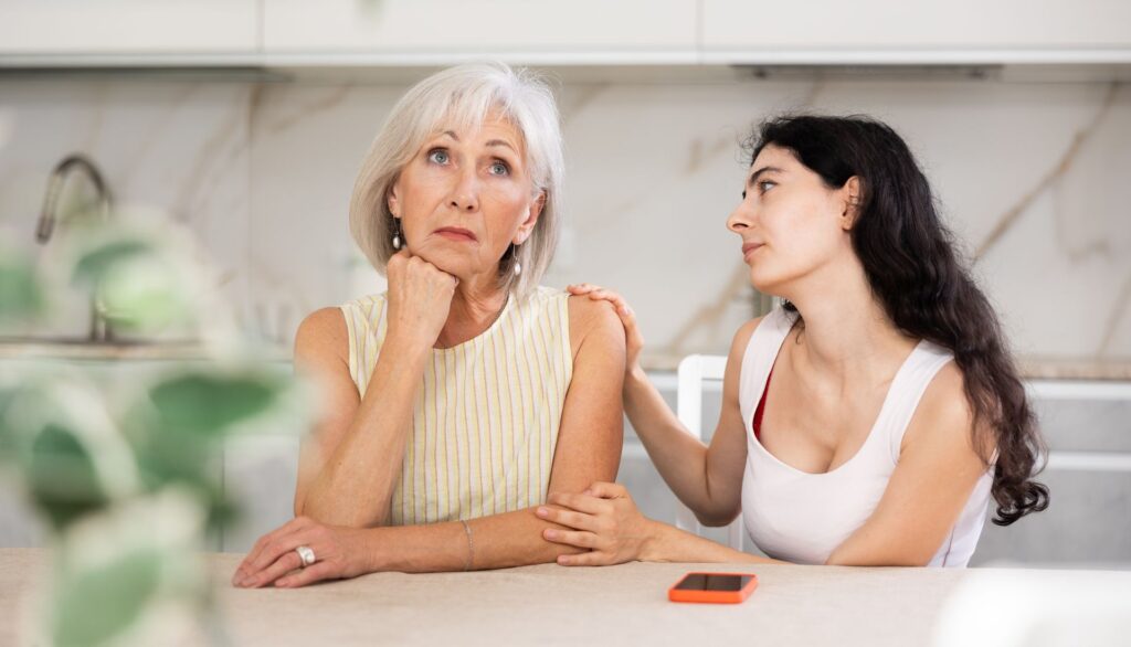 senior Alzheimer refusant l'entrée en EHPAD