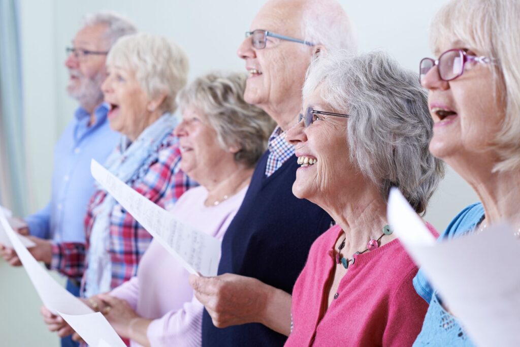 Seniors en atelier chant