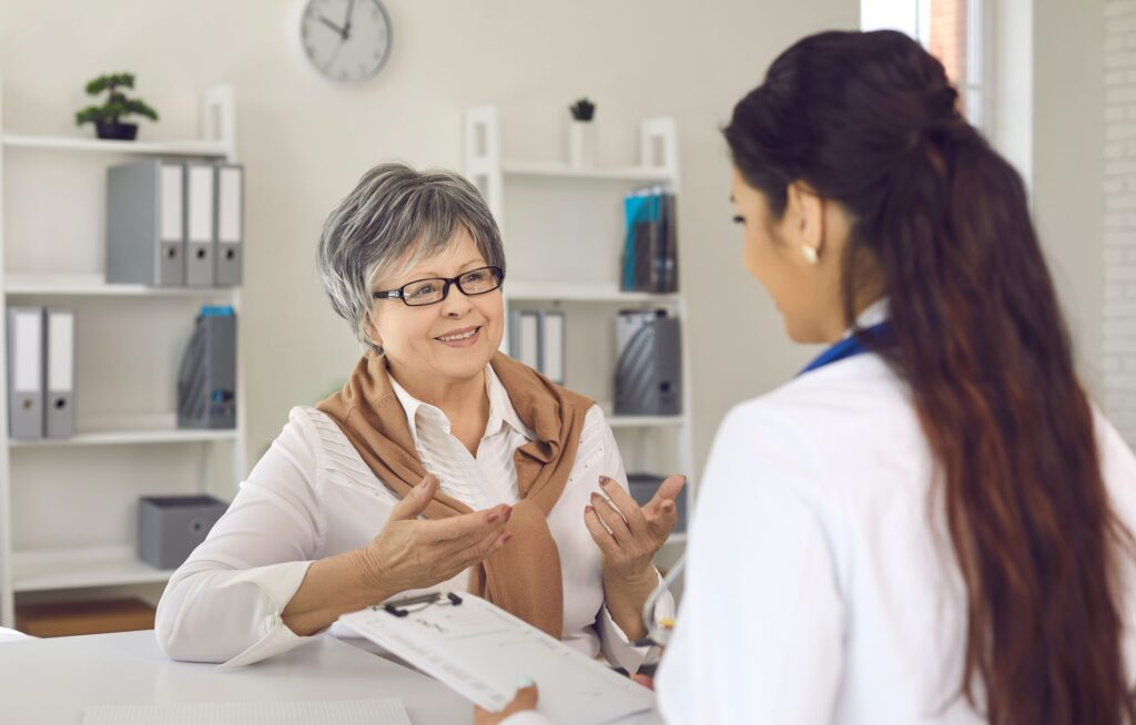 Senior en consultation longue