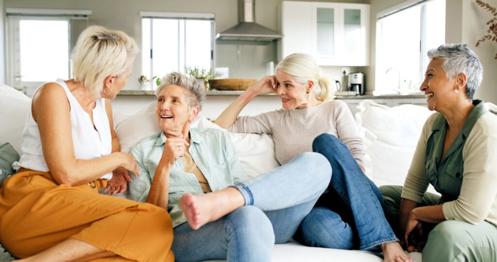 seniors résidant en habitat partagé