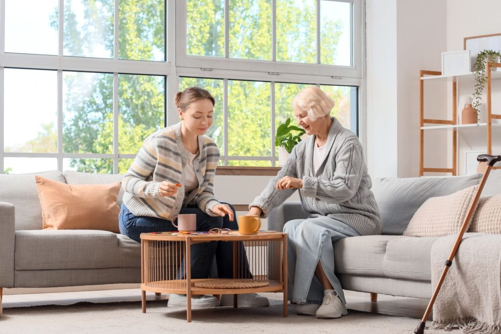 senior en gir 4 bénéficiant de l'apa à domicile