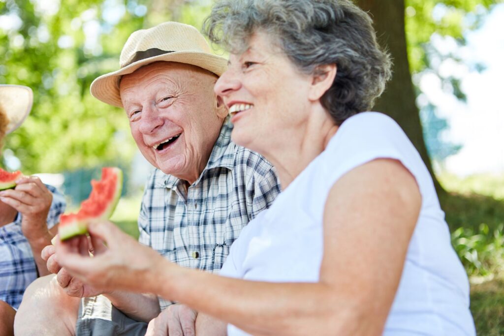 prise des seniors en résidence autonomie lors de la canicule