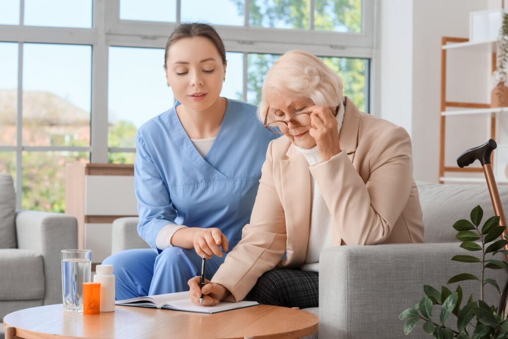 senior demandant son niveau de gir