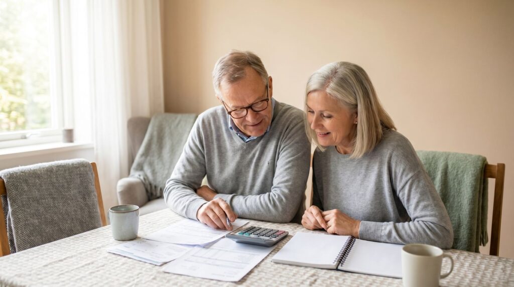 Seniors qui regardent ce que finance vraiment un tarif premium